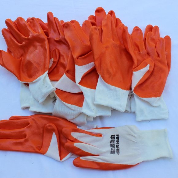 18 LEFT HAND ONLY WORK GLOVES FIRM GRIP A1 CUT RESISTANCE MENS LARGE LATEX FREE - Picture 1 of 3